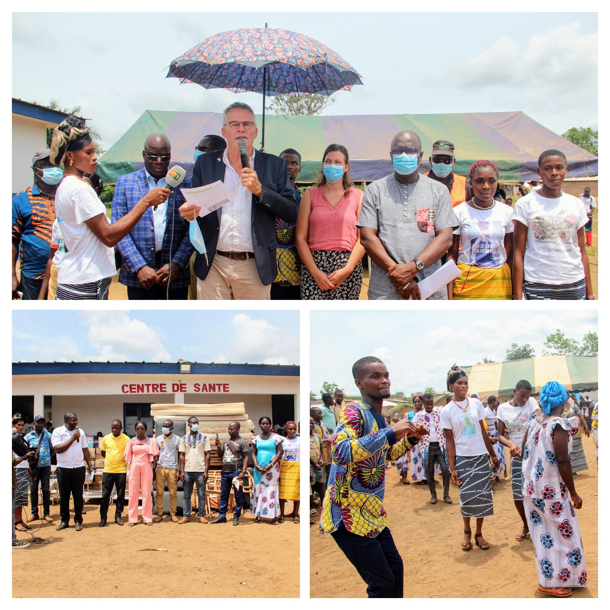 La SOGB inaugure un centre de santé dans le village de Djihimbo